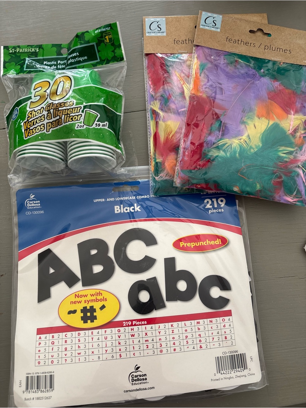 Miscellaneous classroom items